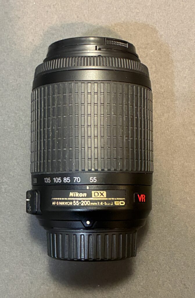 Used Nikon AF-S DX VR Zoom-Nikkor 55-200mm f/4-5.6G IF-ED Lens