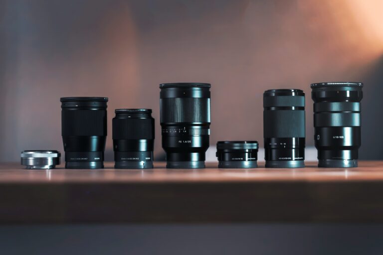 Lens types and purposes — used camera lens collection