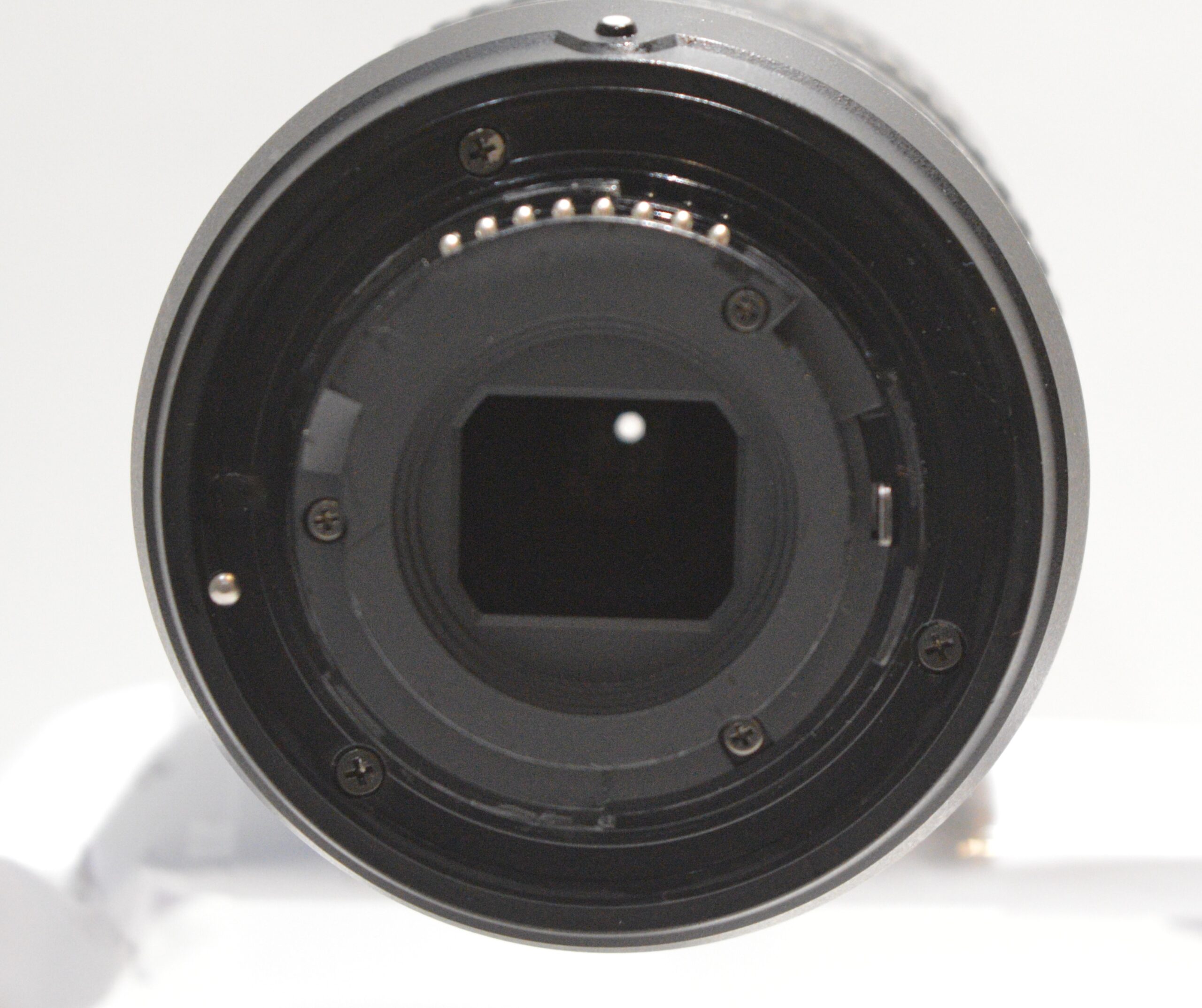 Nikon AF-P DX NIKKOR 70-300mm f/4.5-6.3G ED on white background